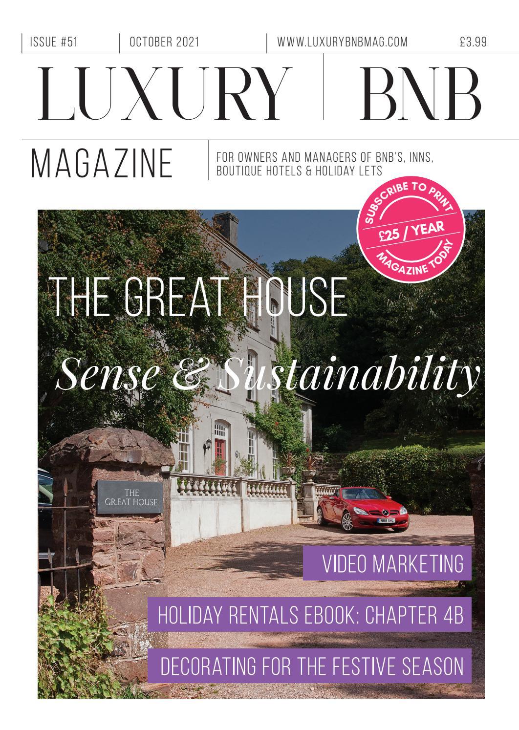 Luxury BnB Magazine October 2021