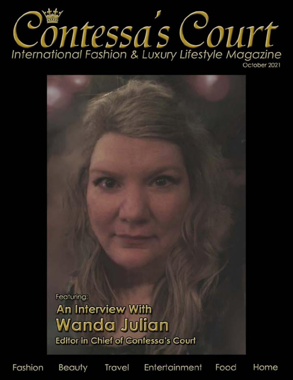 Contessa's Court October 2021 Fashion and Luxury Lifestyle Magazine