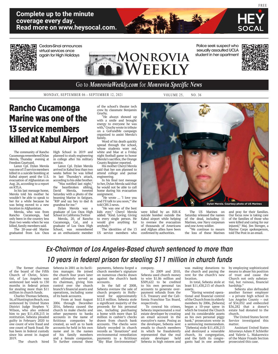 Monrovia Weekly-9/7/2021