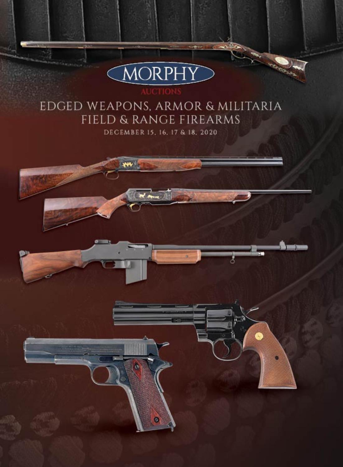 2020 Dec 15-18 Field & Range Firearms and Militaria