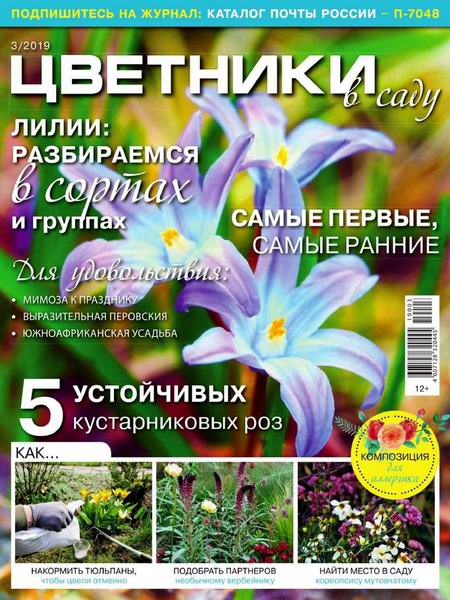 Цветники в саду №3, март 2019