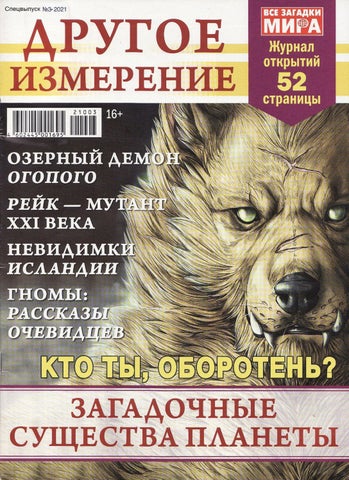 Все загадки мира. Спецвыпуск Другое измерение №3, 2021