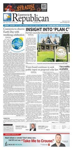 Cazenovia Republican - April 13, 2022