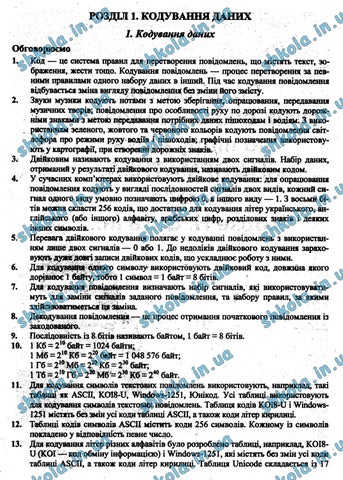 ГДЗ Інформатика 8 клас Морзе 2016