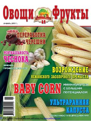 Овощи и фрукты №1, январь 2019
