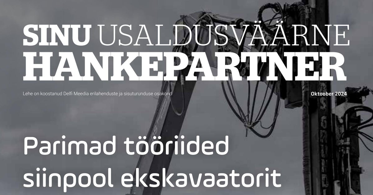 Sinu usaldusväärne hankepartner (oktoober 2024)