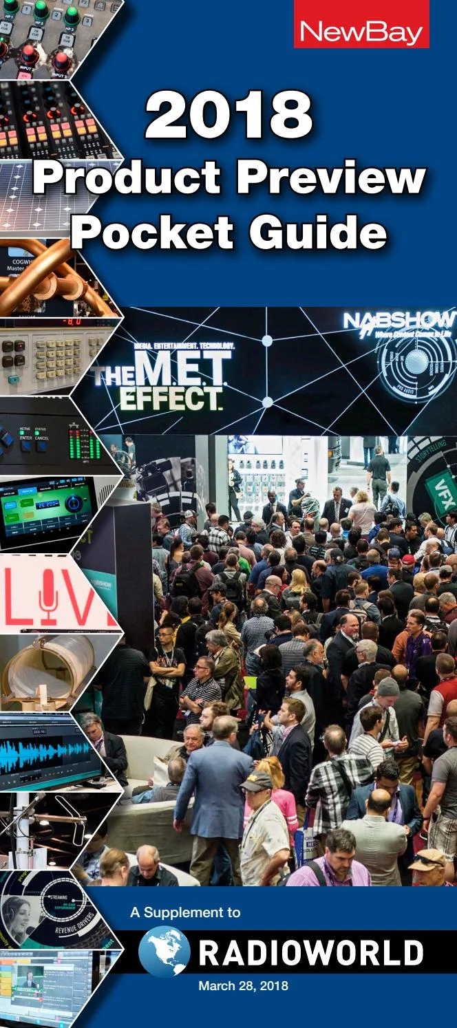 Radio World 2018 Product Preview Pocket Guide