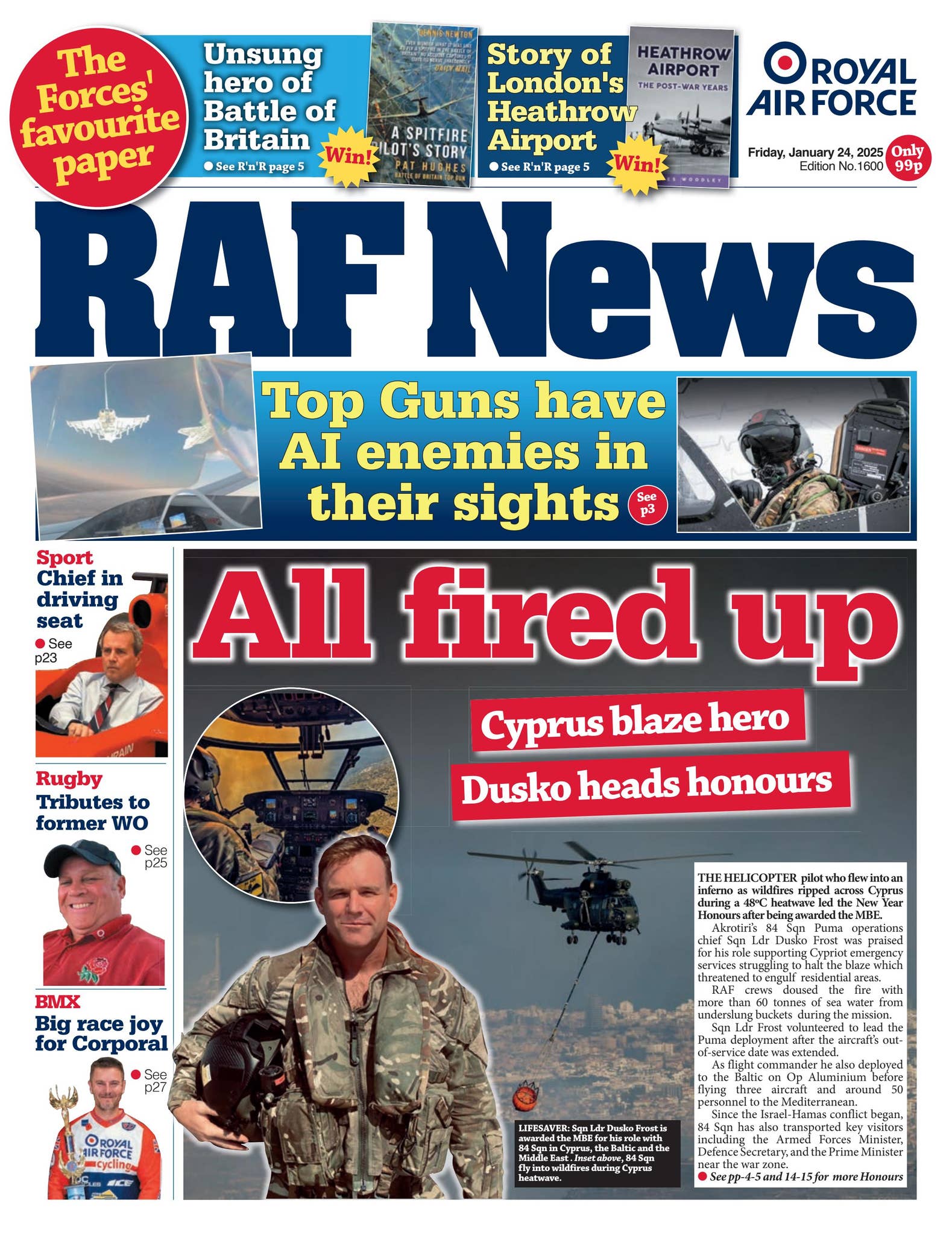 RAF News Edition 1600, January 24, 2025