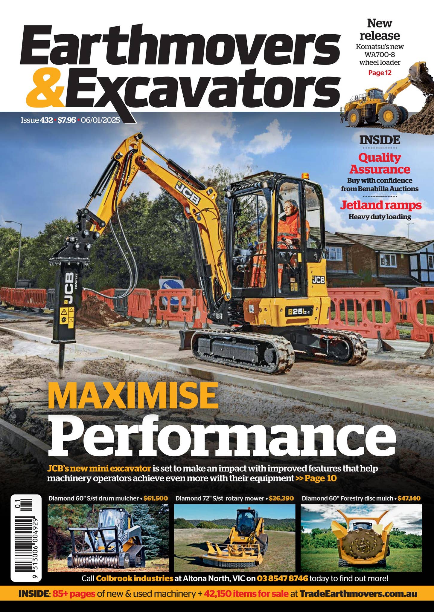 Earthmovers & Excavators issue 432 (January 2025)