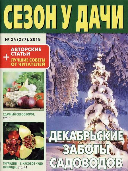 Сезон у дачи №24, декабрь 2018