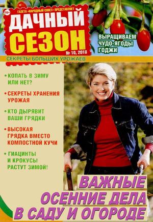 Дачный сезон №10, октябрь 2018