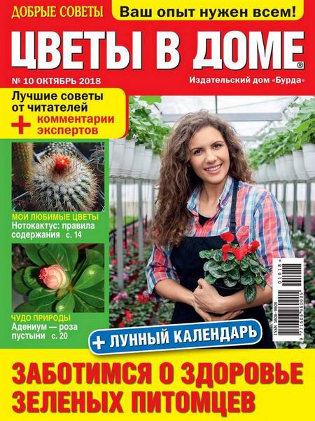 Цветы в доме №10,октябрь 2018