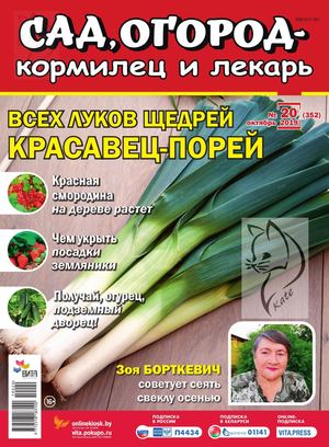 Сад, огород – кормилец и лекарь №20, октябрь 2019